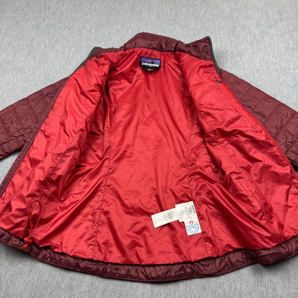 Patagonia Jacket Womens XXS Red Nano Puffer Insulated Primaloft Full Zip - Picture 6 of 13